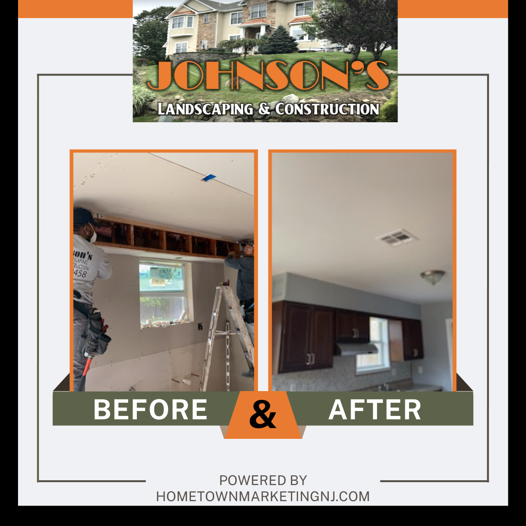 Johnsons Landscaping and Construction Before and After Kitchen